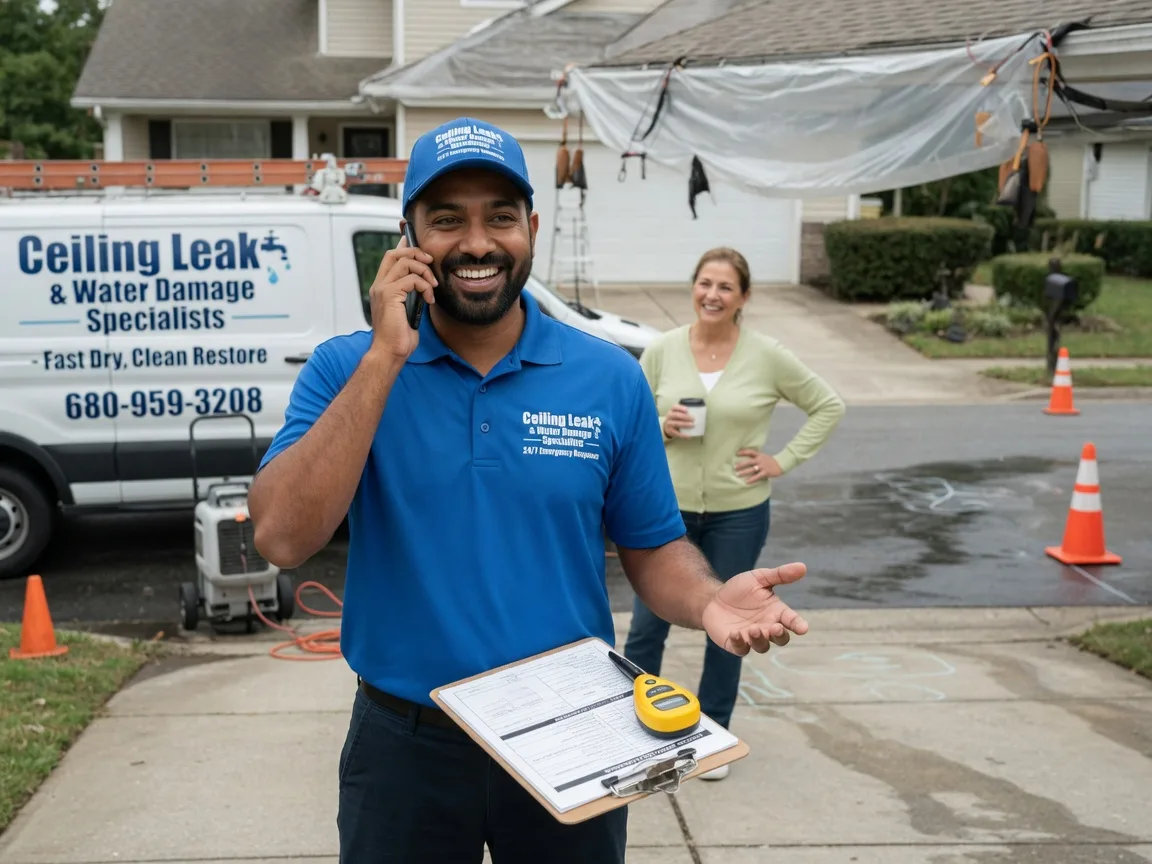 Ceiling Leak Cleanup Goshen, KY FAQs